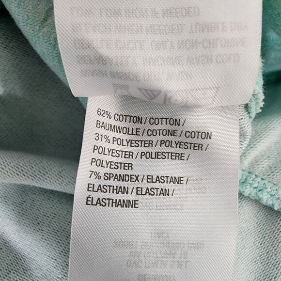 H by Halston Womens Engineered Grid Print French Terry Pullover Top Size 2X Blue - Picture 9 of 10